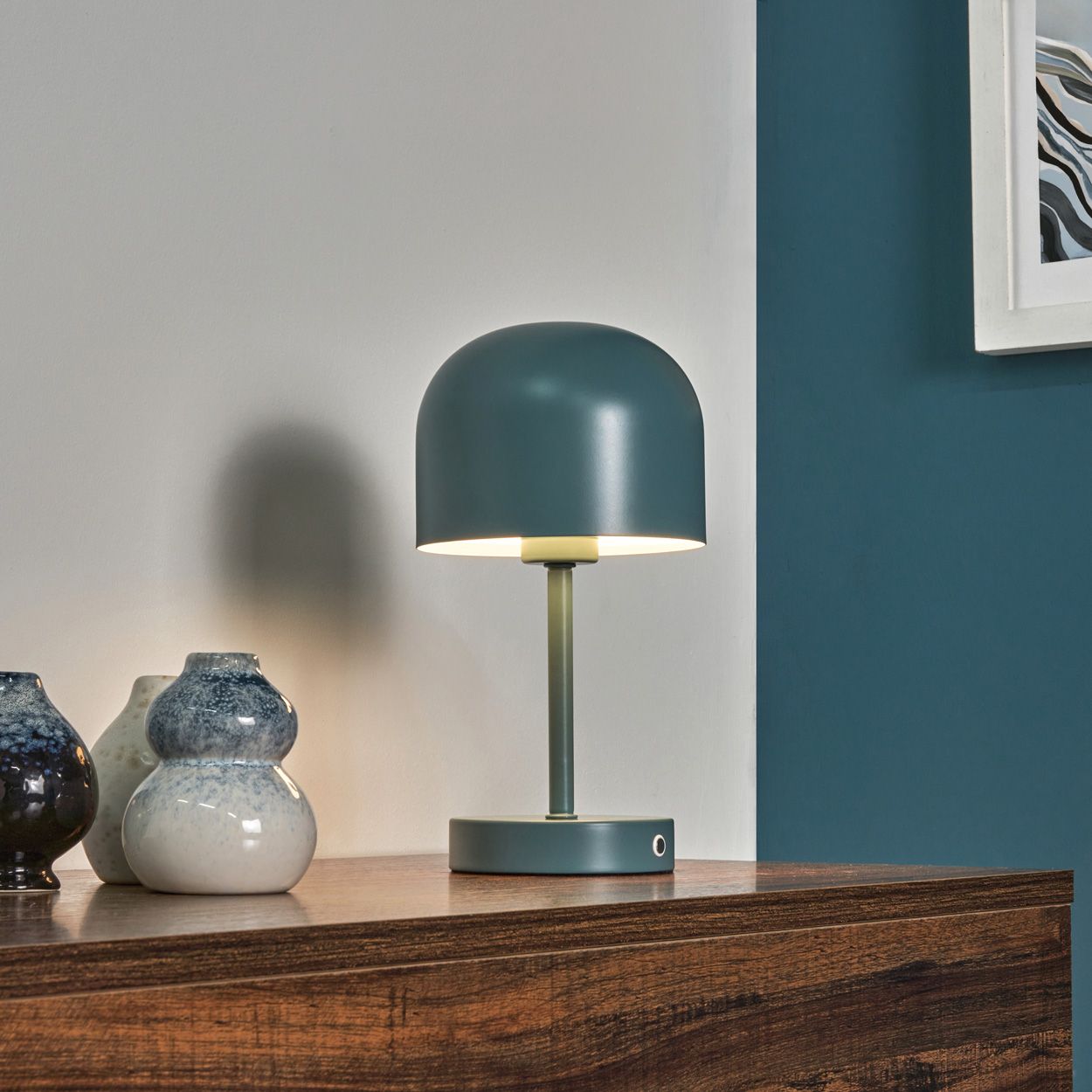 Dunham Rechargeable Table Lamp Mint