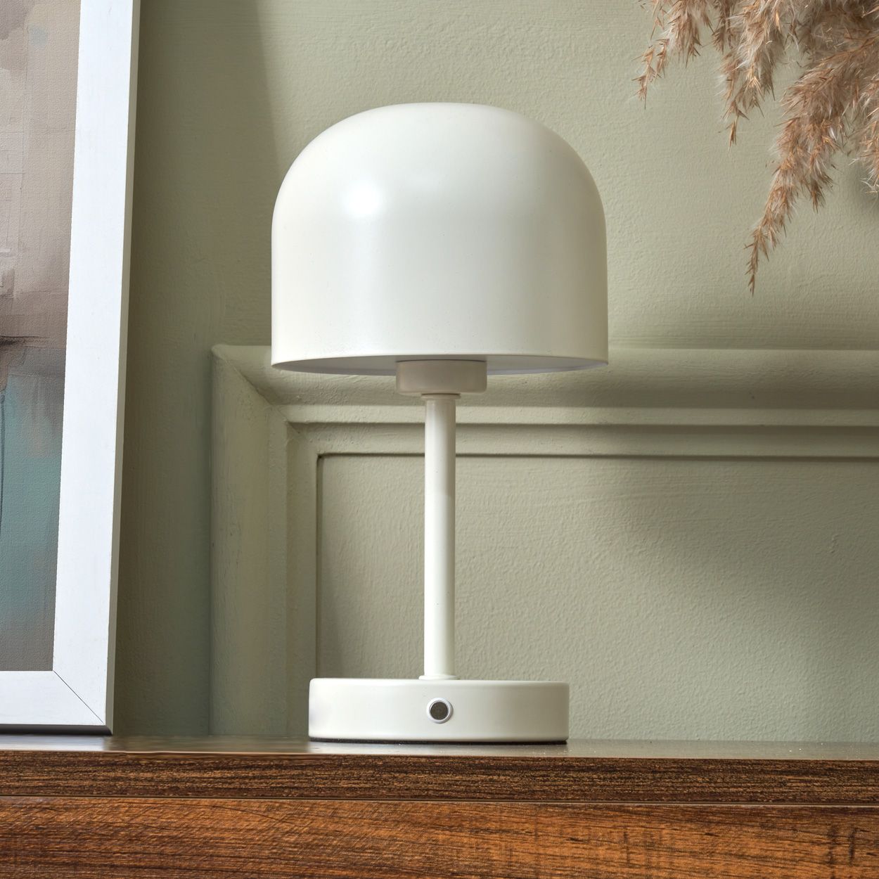 Dunham Rechargeable Table Lamp White