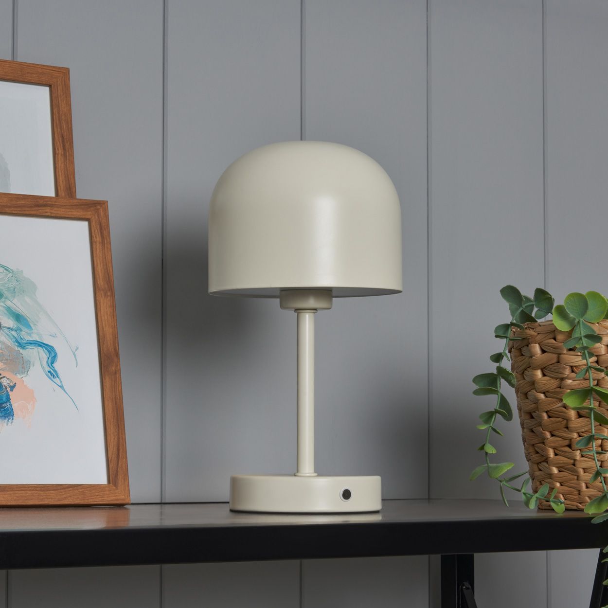 Dunham Rechargeable Table Lamp White