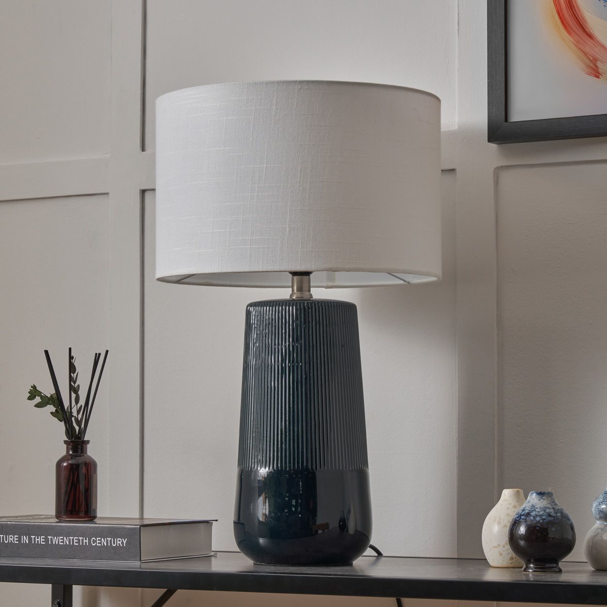 Marford Porcelain Table Lamp Black