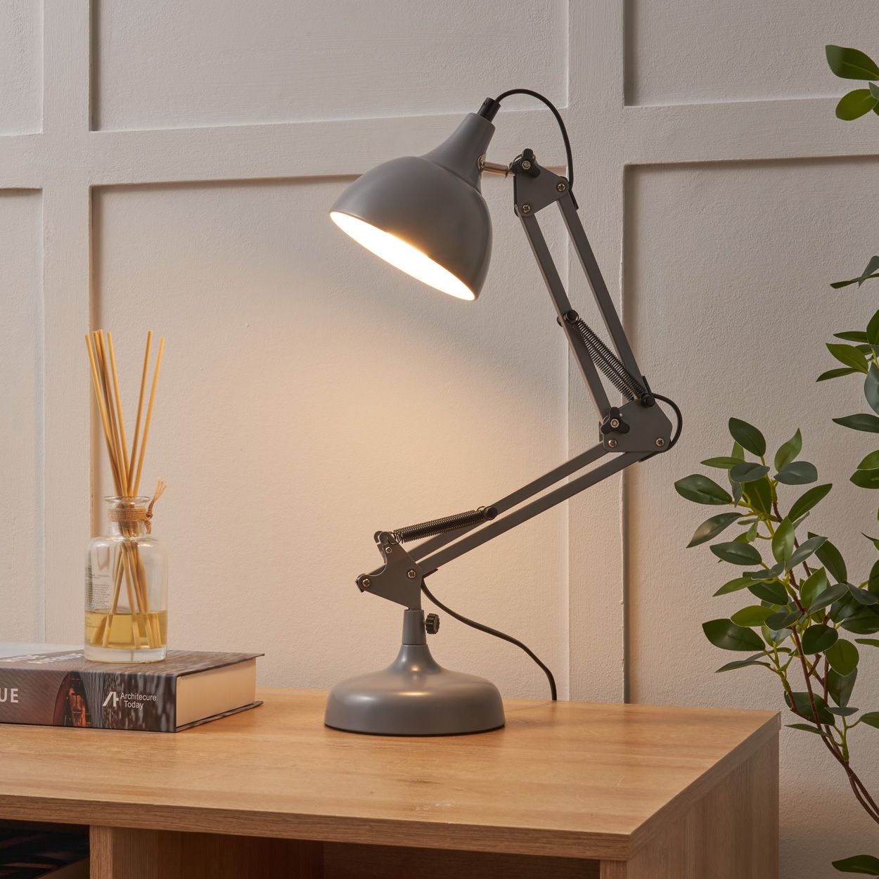 Wenlock Task Lamp Grey