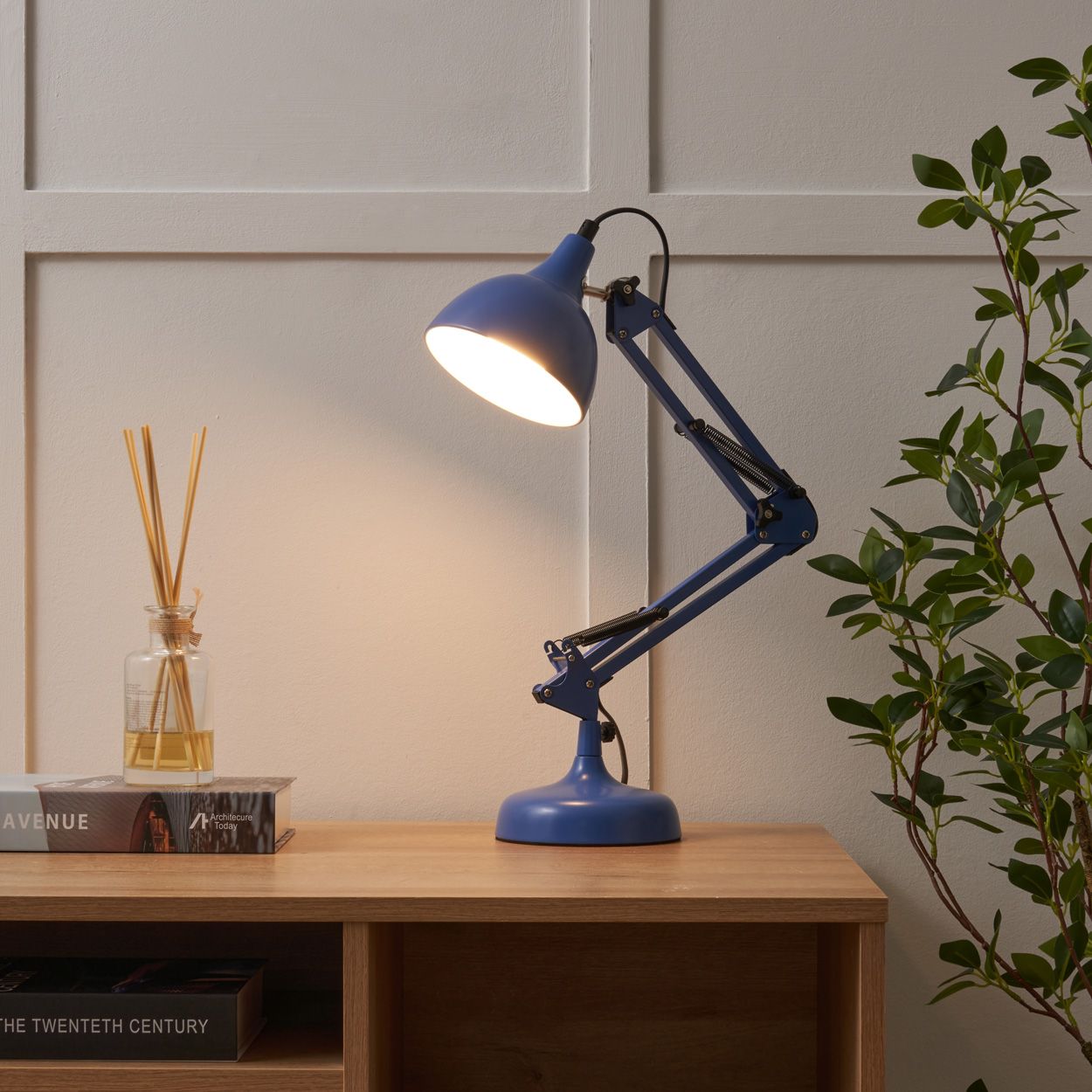 Wenlock Task Lamp Blue