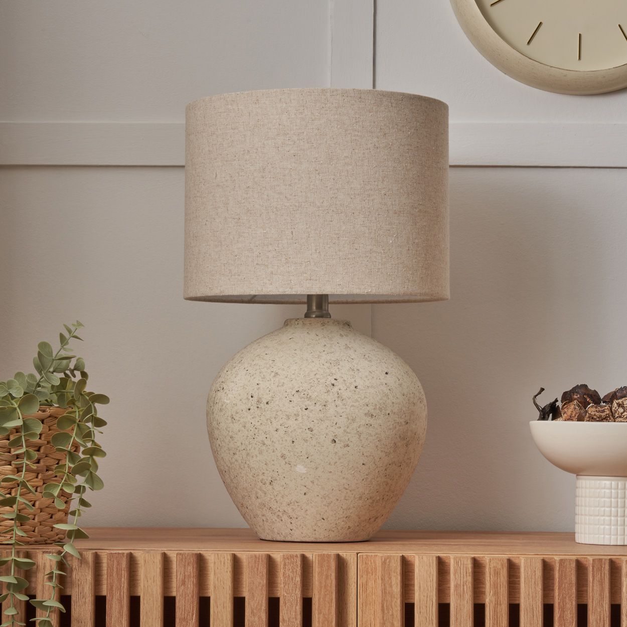 Craven Ceramic Table Lamp Natural