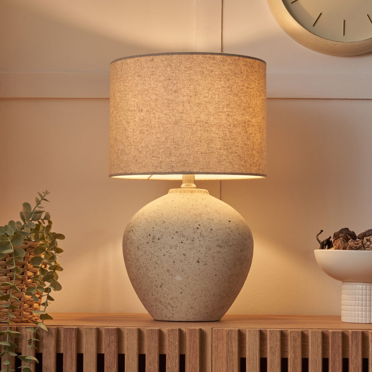 Craven Ceramic Table Lamp Natural