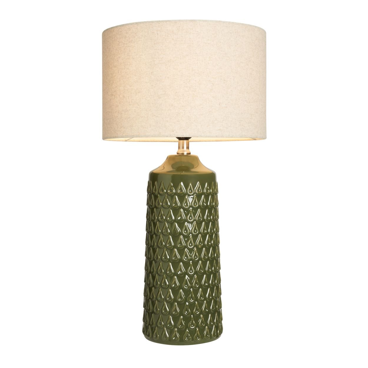 Tenham Ceramic Table Lamp Green