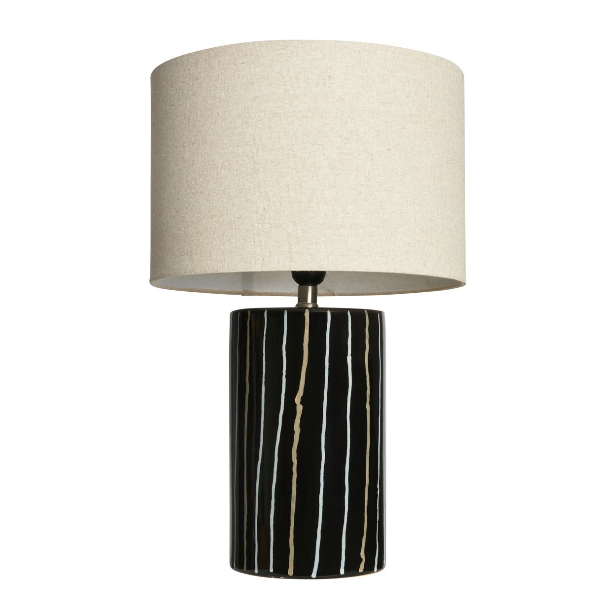 Milden Ceramic Table Lamp Black