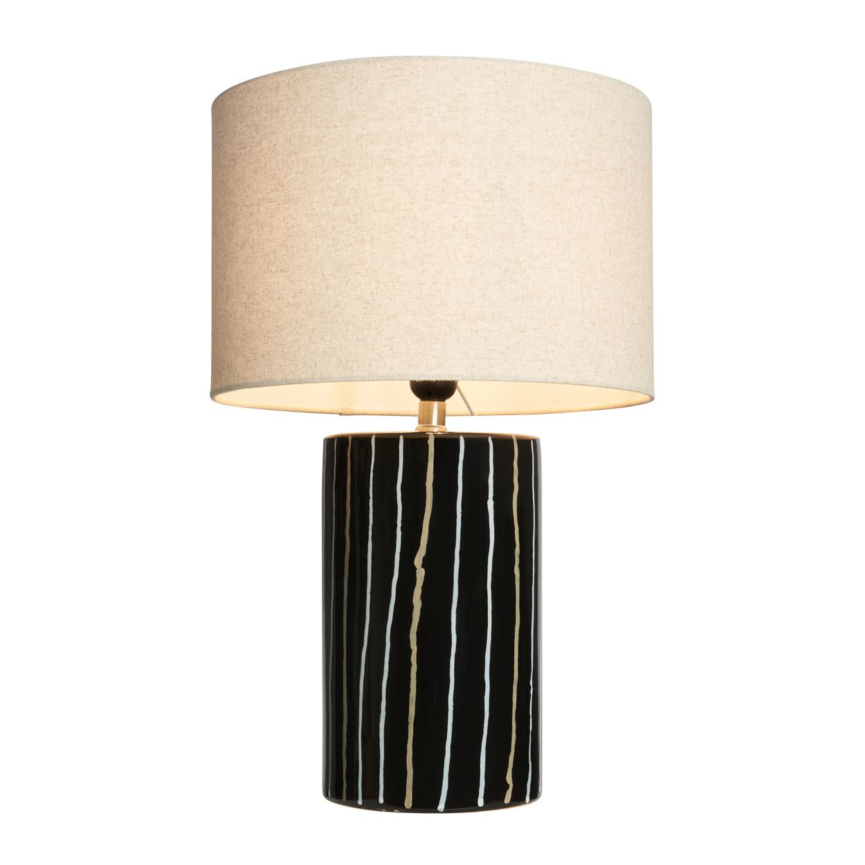 Milden Ceramic Table Lamp Black