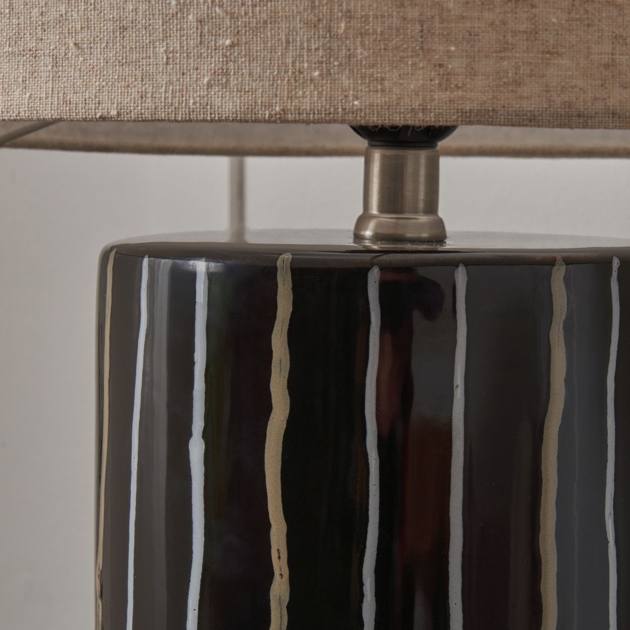 Milden Ceramic Table Lamp Black