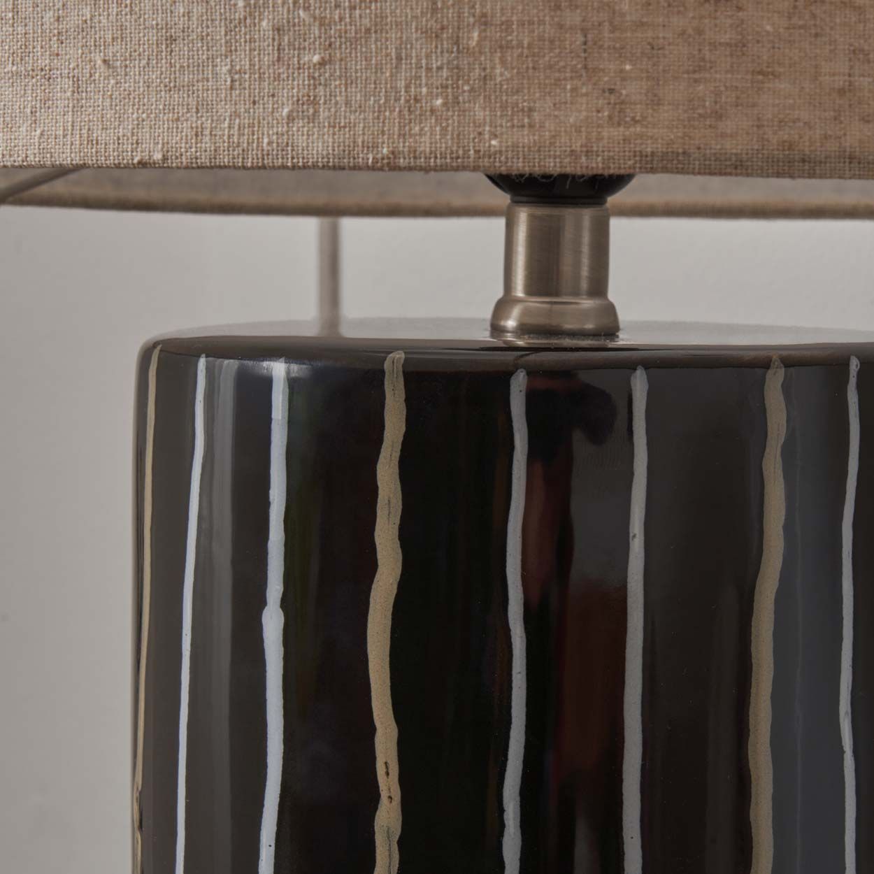 Milden Ceramic Table Lamp Black