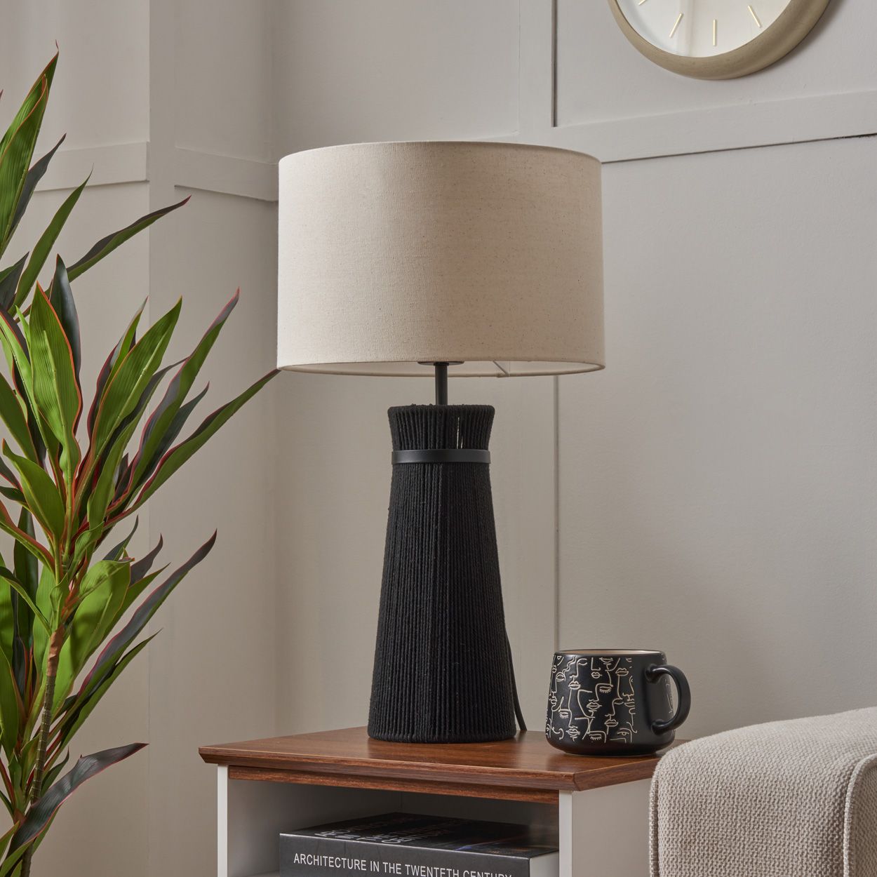 Pendan String Table Lamp Black