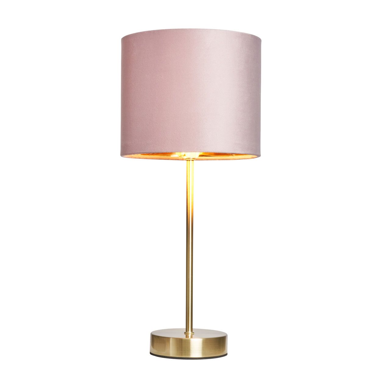 Ersham Velvet Table Lamp Pink