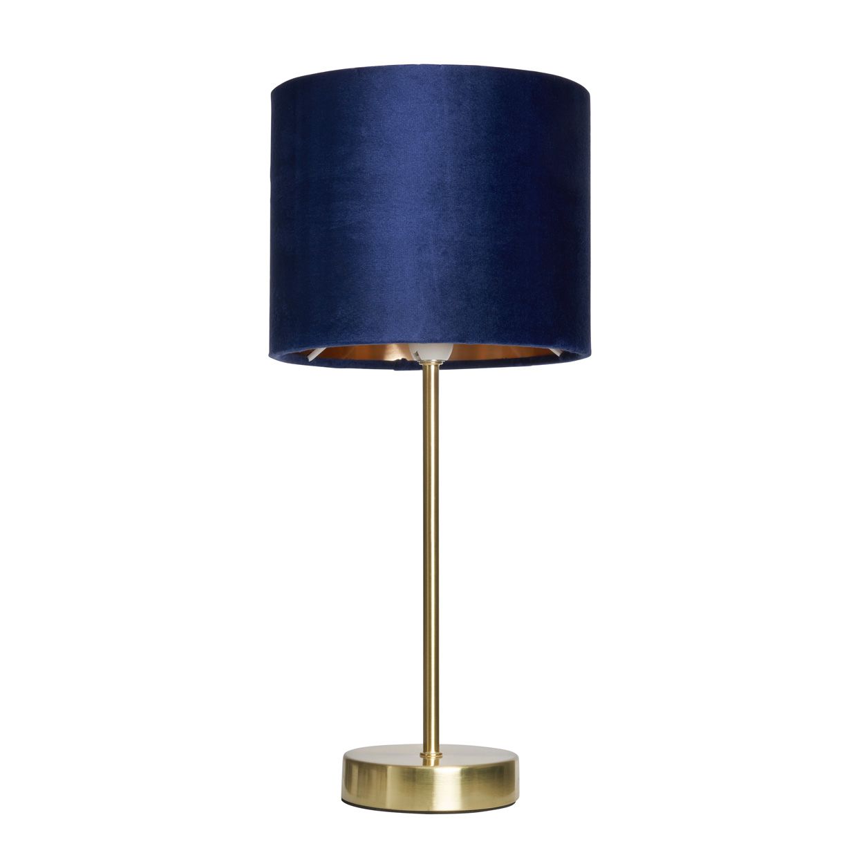Ersham Velvet Table Lamp Navy