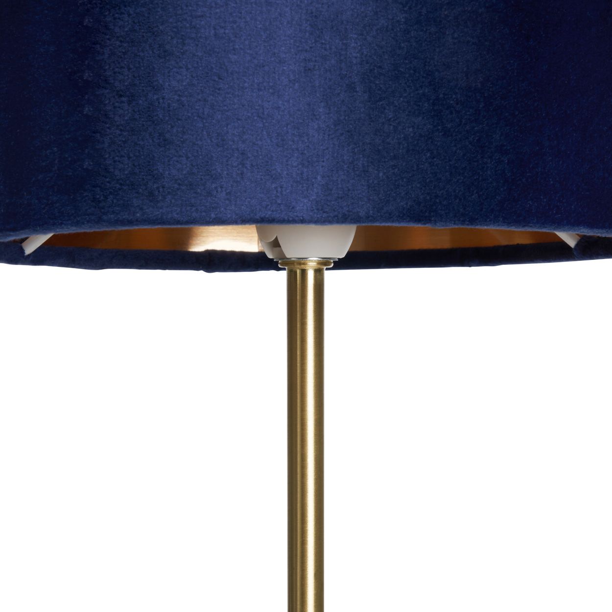 Ersham Velvet Table Lamp Navy