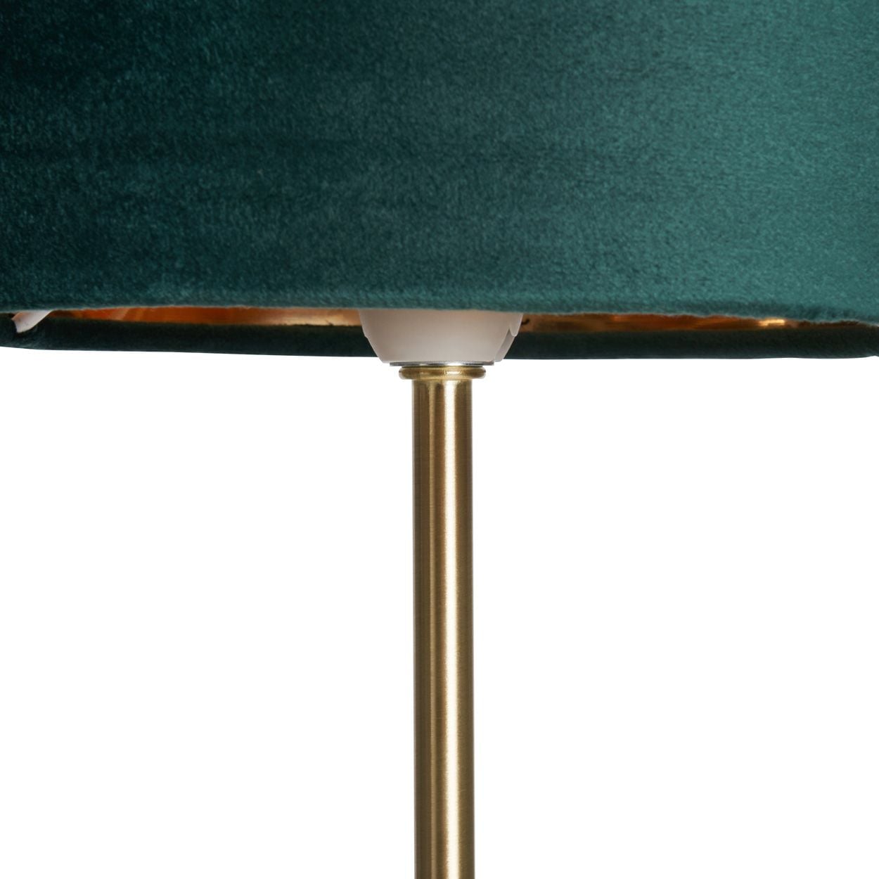 Ersham Velvet Table Lamp Green