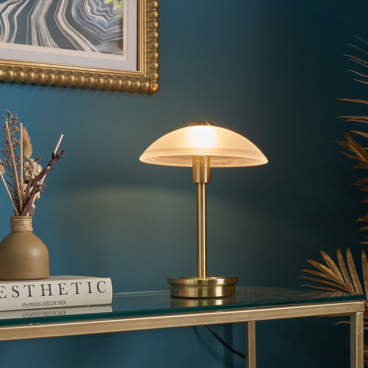 Orford Touch Lamp Satin Brass