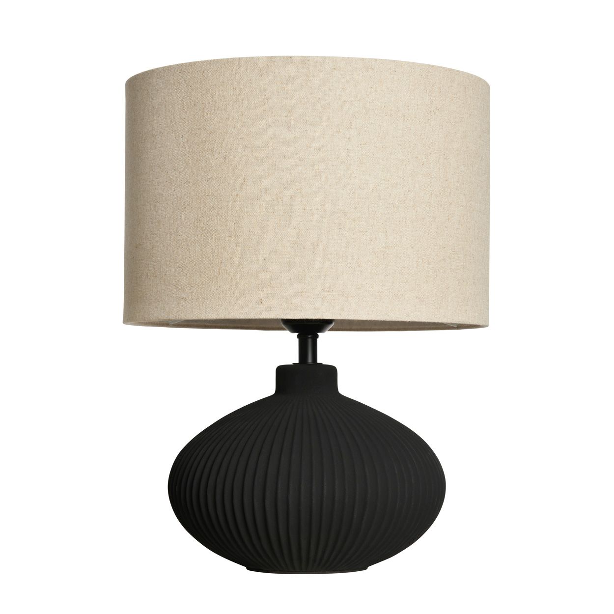 Benham Ceramic Table Lamp Black