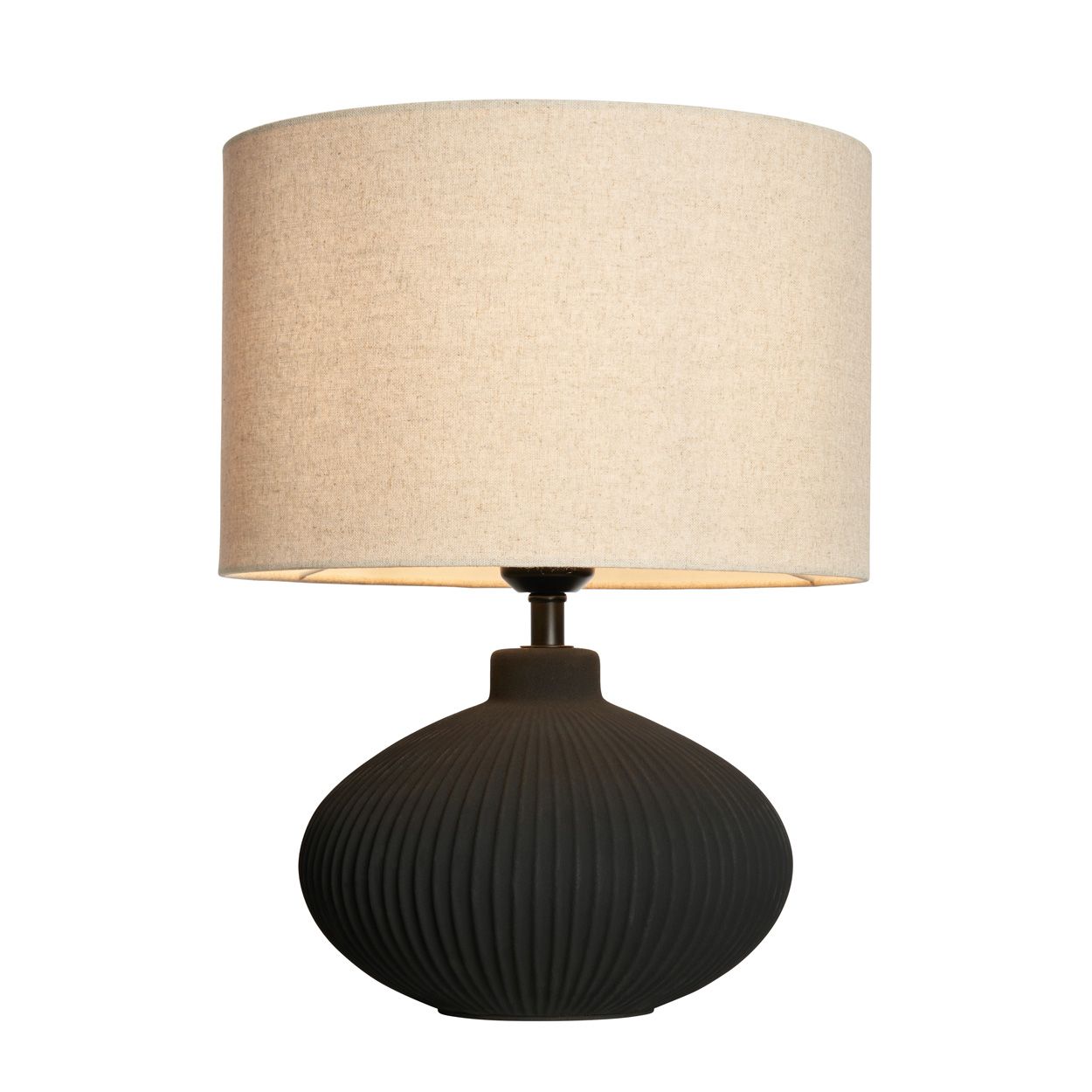 Benham Ceramic Table Lamp Black