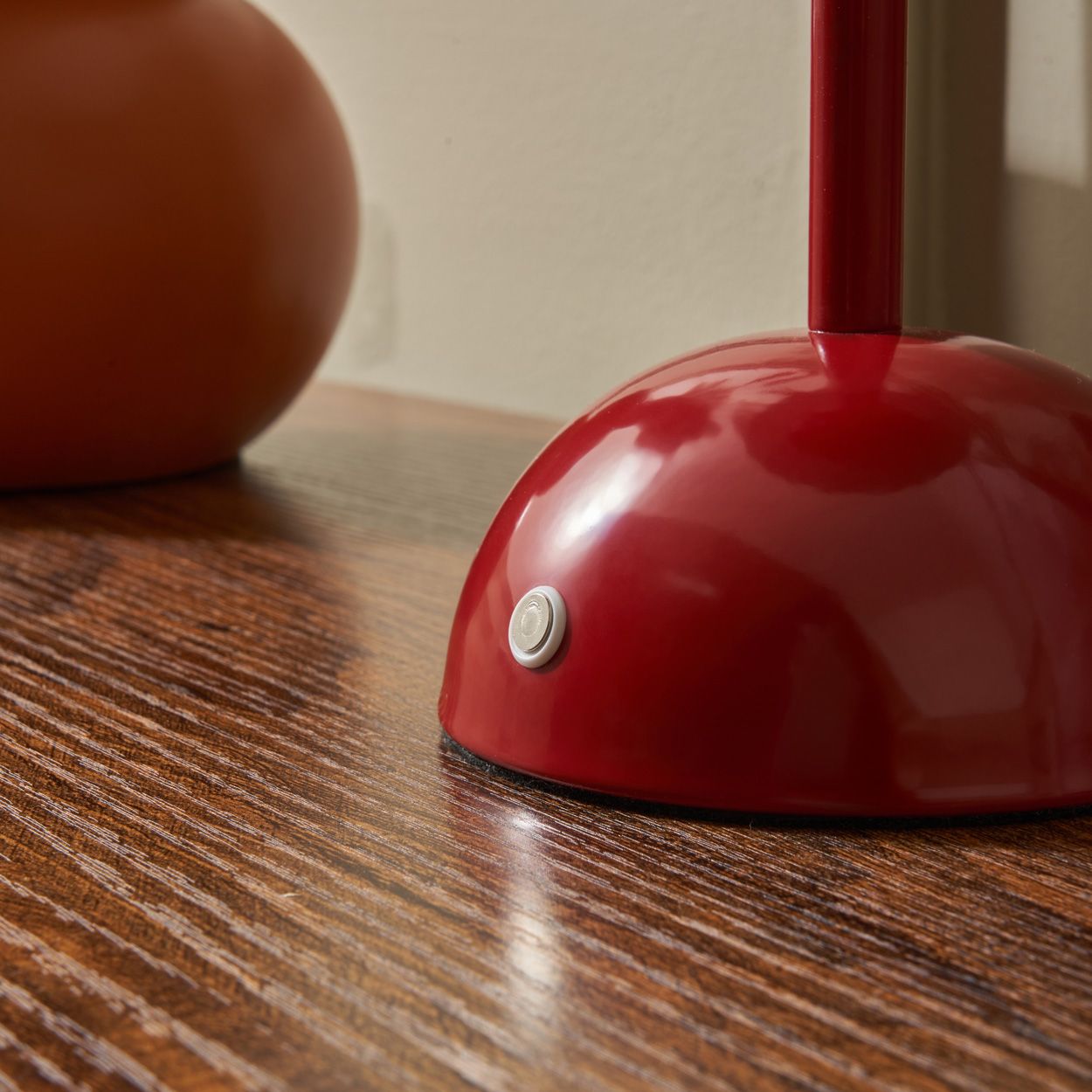 Emsford Rechargeable Table Lamp Red
