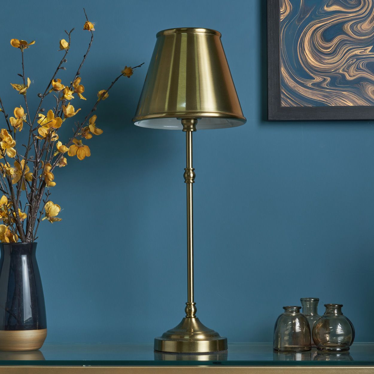 Kapiri Antique Brass Table Lamp