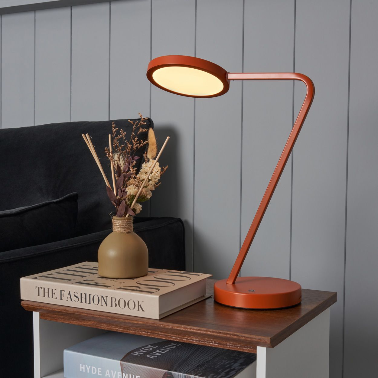 Brasov Rechargeable 2W Table Lamp Ip54 Rust