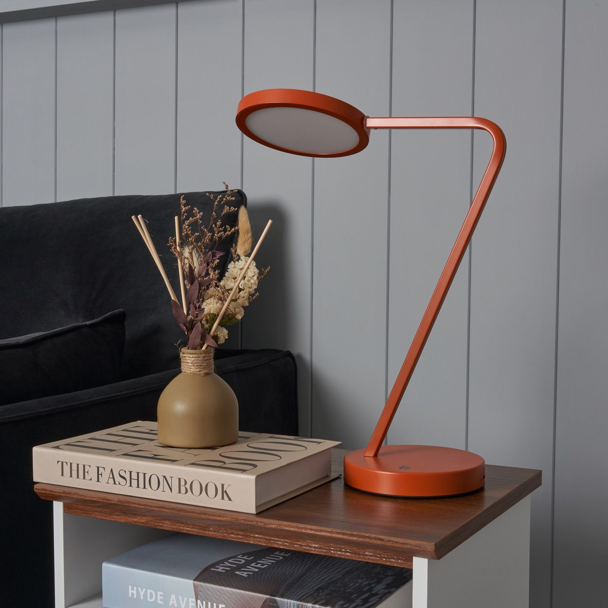 Brasov Rechargeable 2W Table Lamp Ip54 Rust