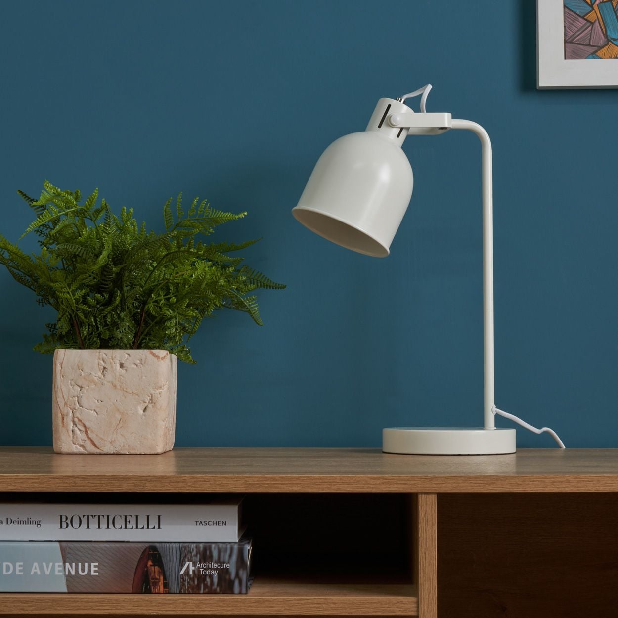 Emmeth Task Lamp White