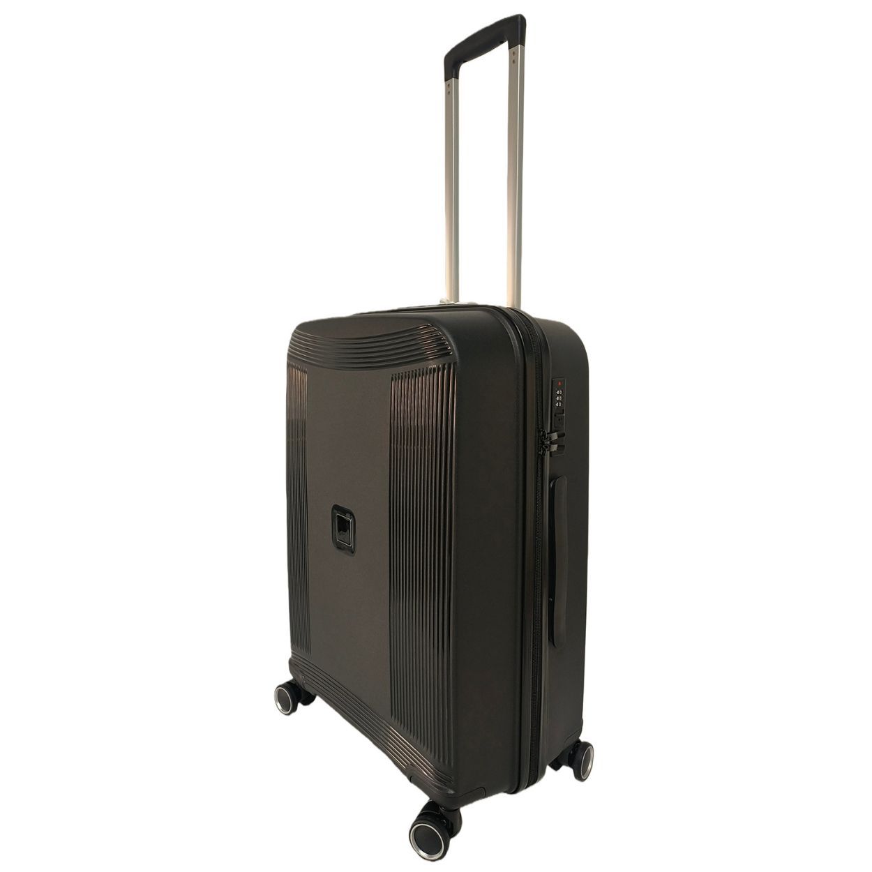 Vienna Medium Suitcase Black 66cm