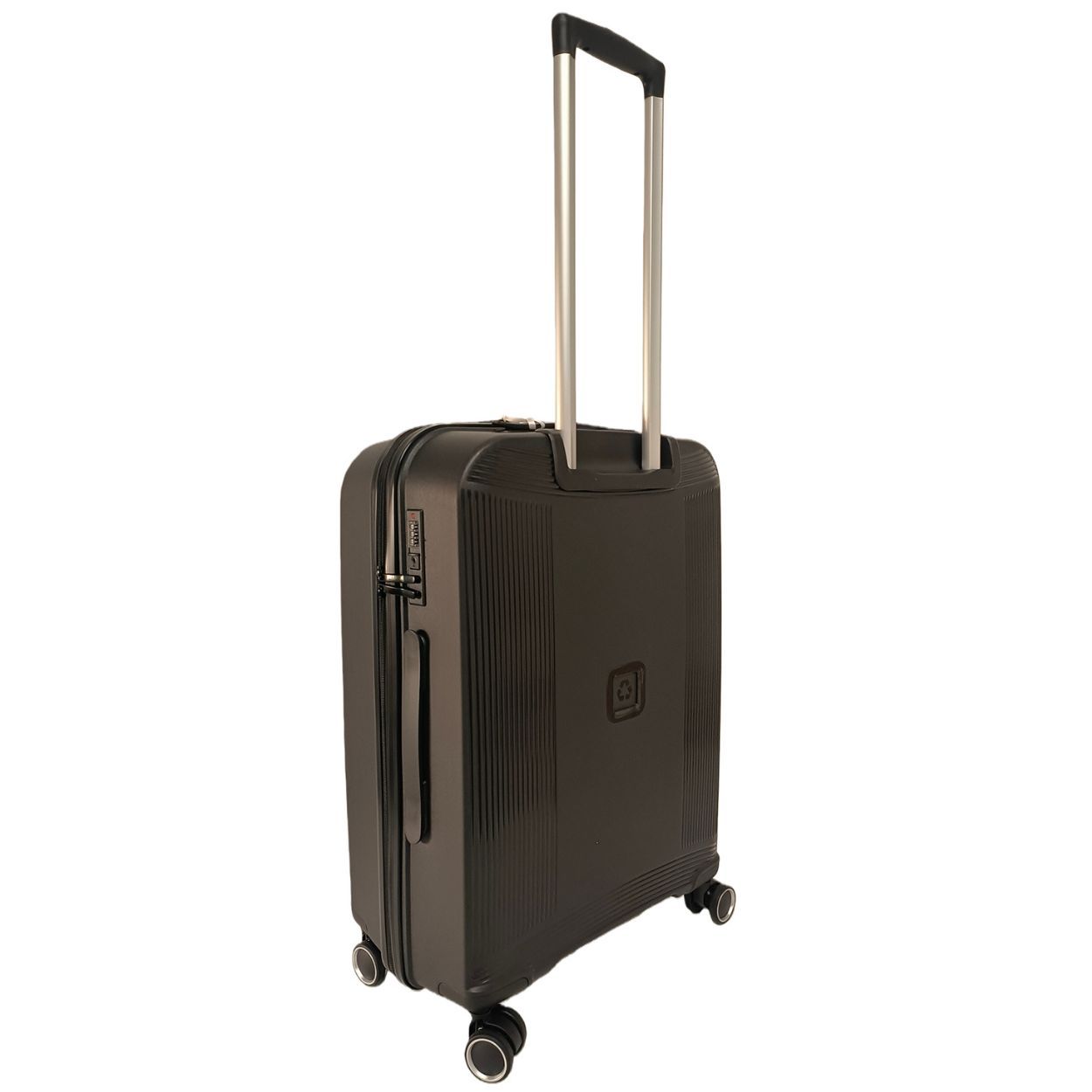 Vienna Medium Suitcase Black 66cm