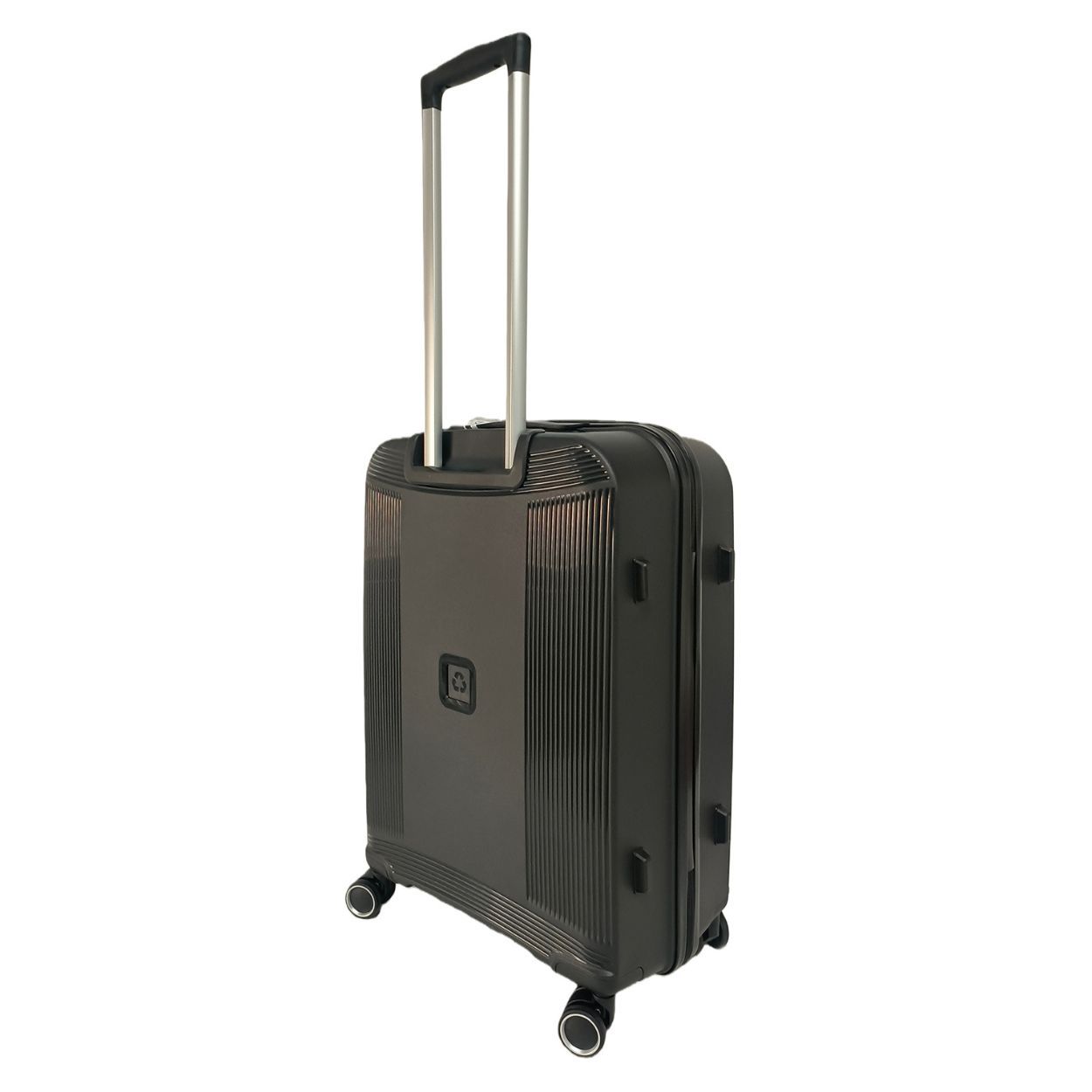 Vienna Medium Suitcase Black 66cm