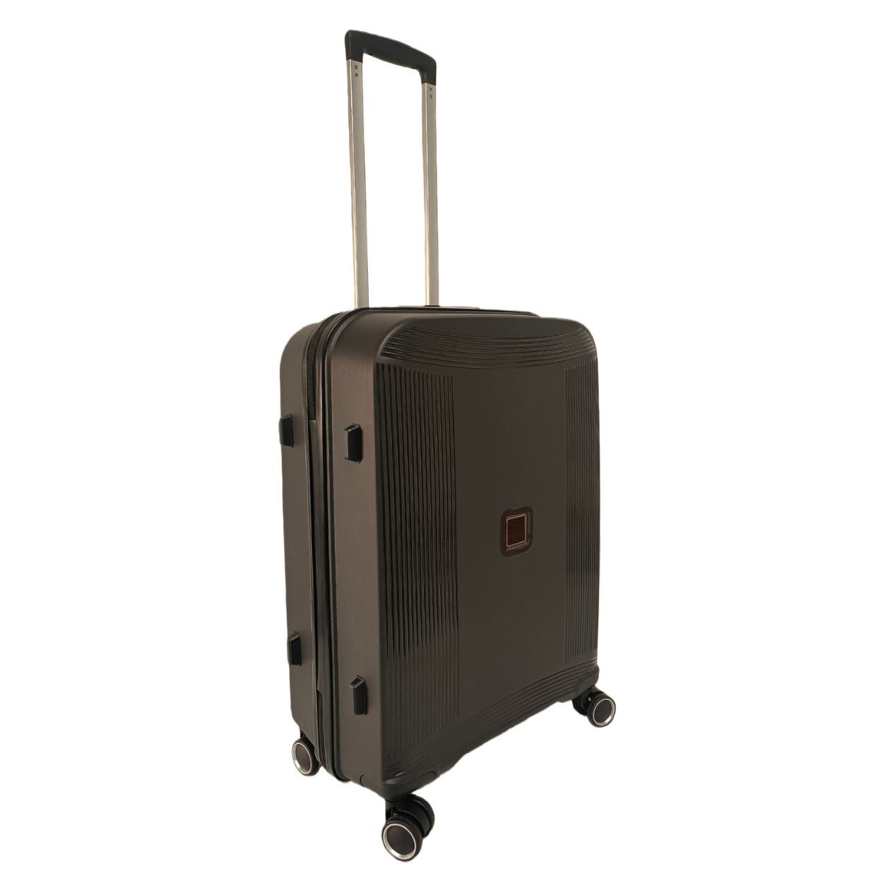 Vienna Medium Suitcase Black 66cm