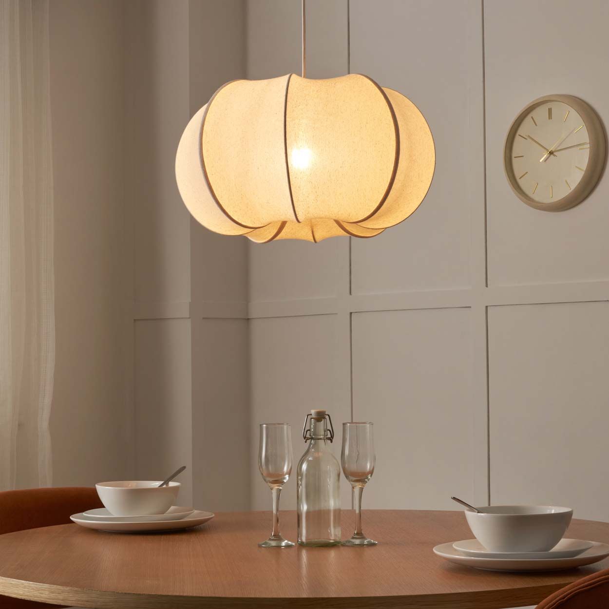 Trey Cocoon Fabric Shade