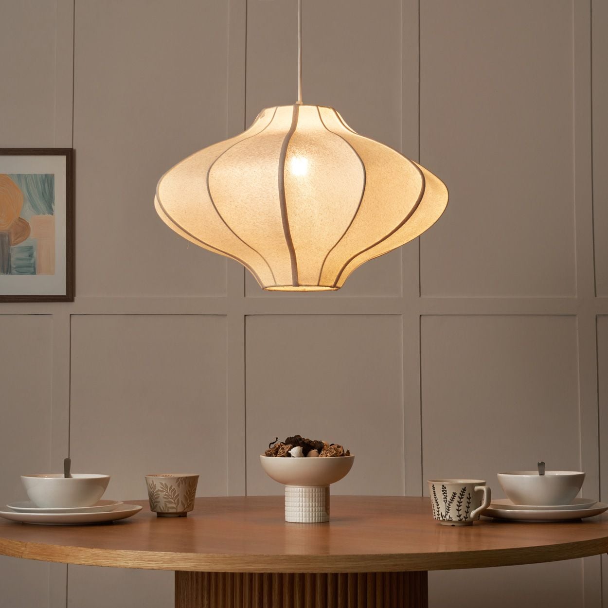 Astle Saucer Fabric Shade