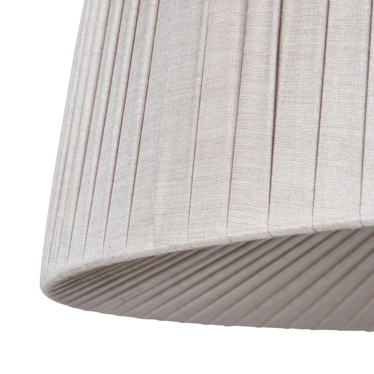 Tabley Tapered Pleated Shade Tiramisu