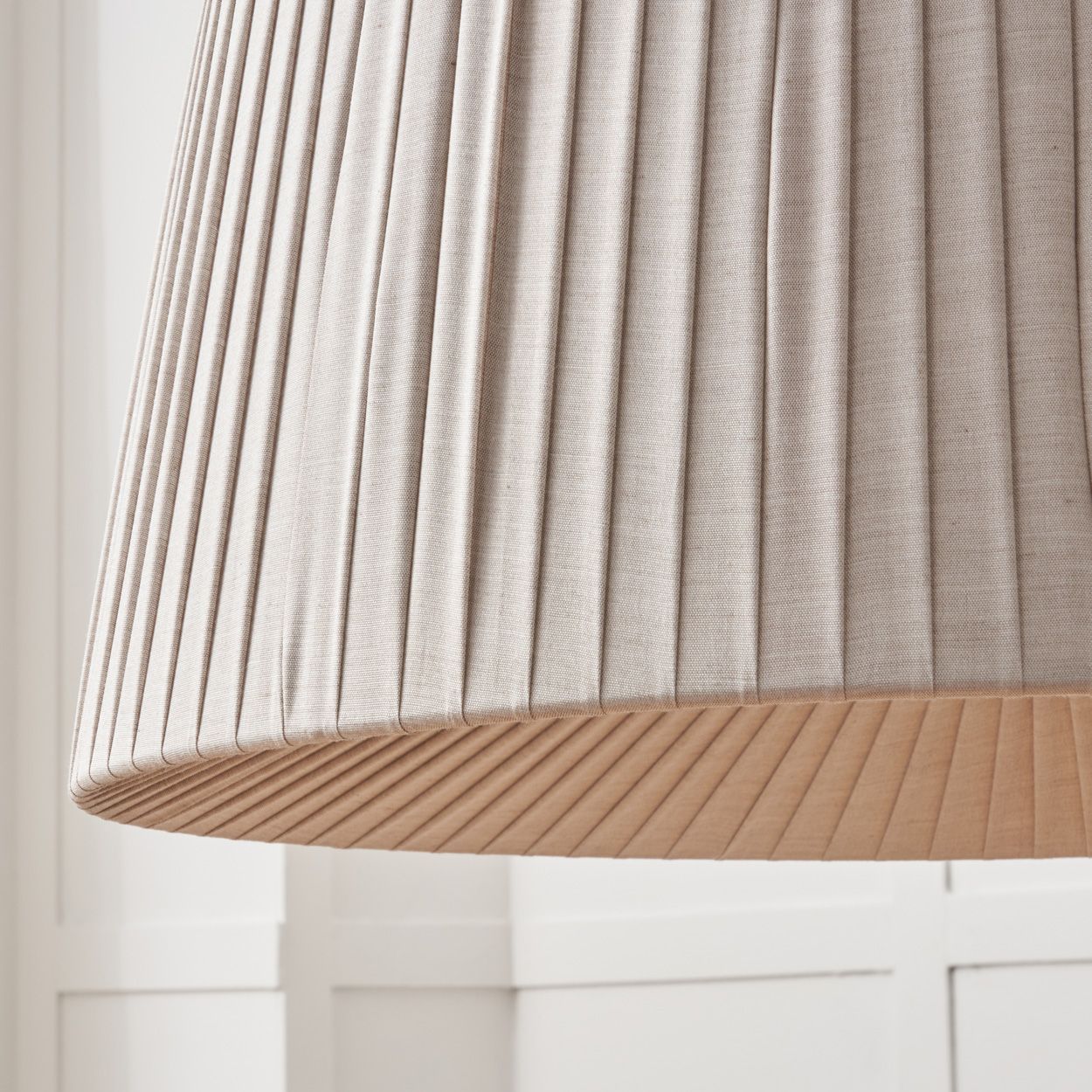 Tabley Tapered Pleated Shade Tiramisu