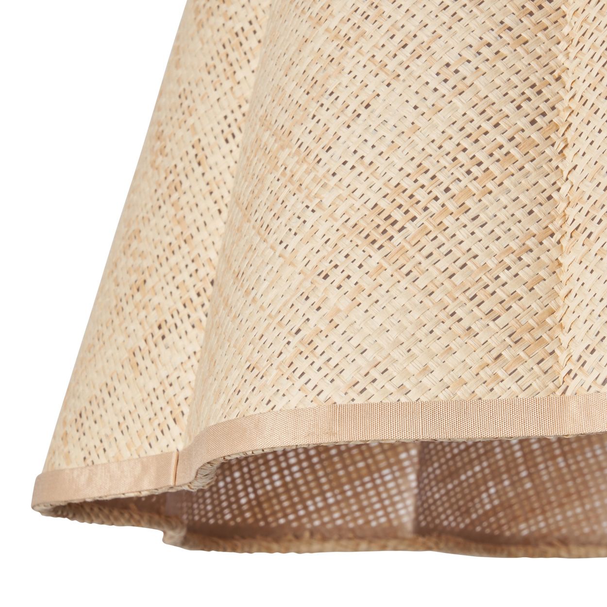 Lostock Scalloped Cone Shade Natural