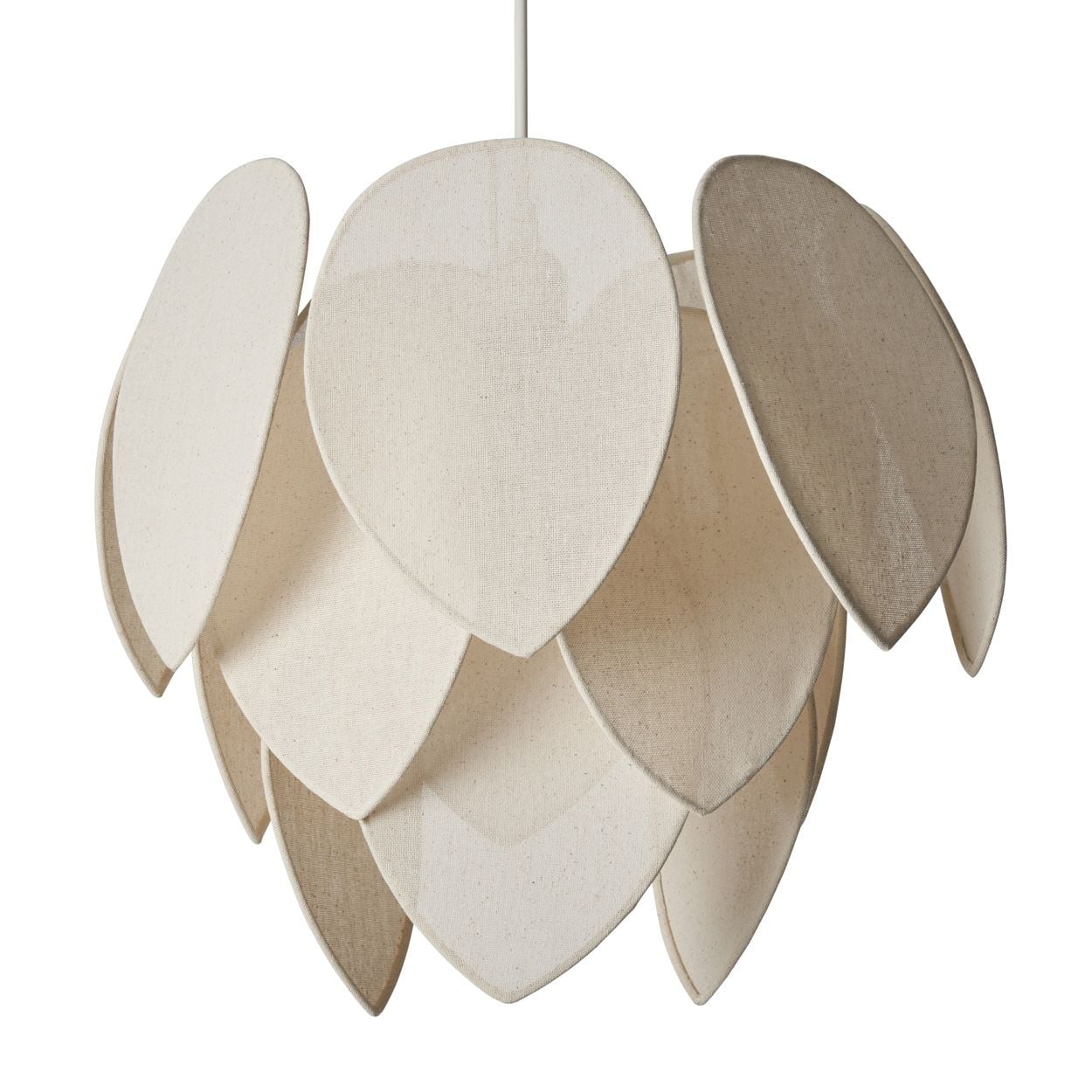 Moulton Leaf Fabric Shade Natural