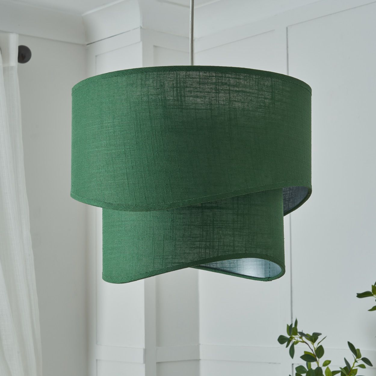 Holmes Wavey 2 Tier Shade Green