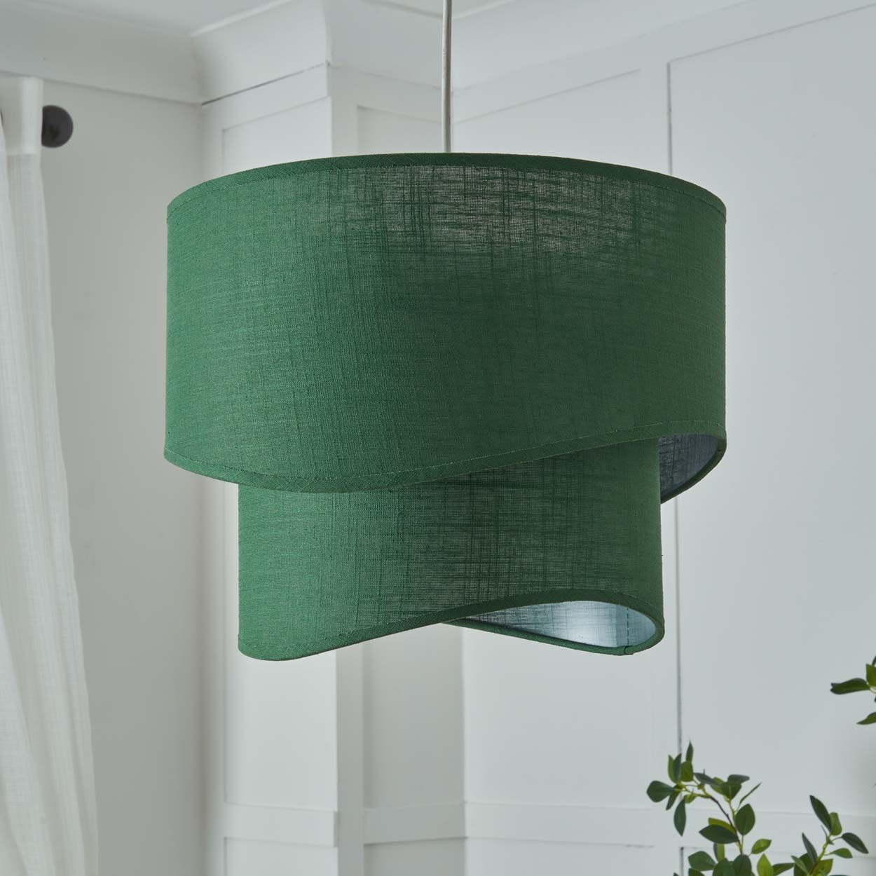 Holmes Wavey 2 Tier Shade Green