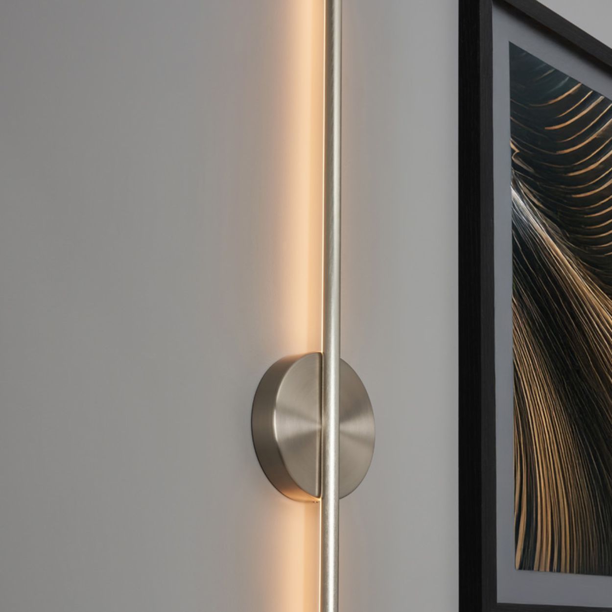Barnby Usb-C Rechargeable Wall Light Nickel