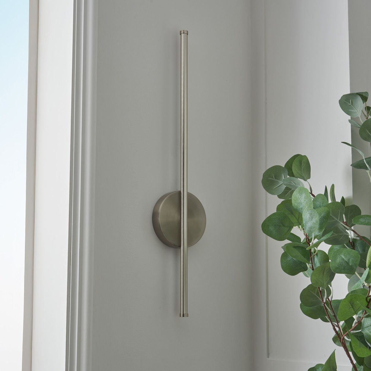 Barnby Usb-C Rechargeable Wall Light Nickel