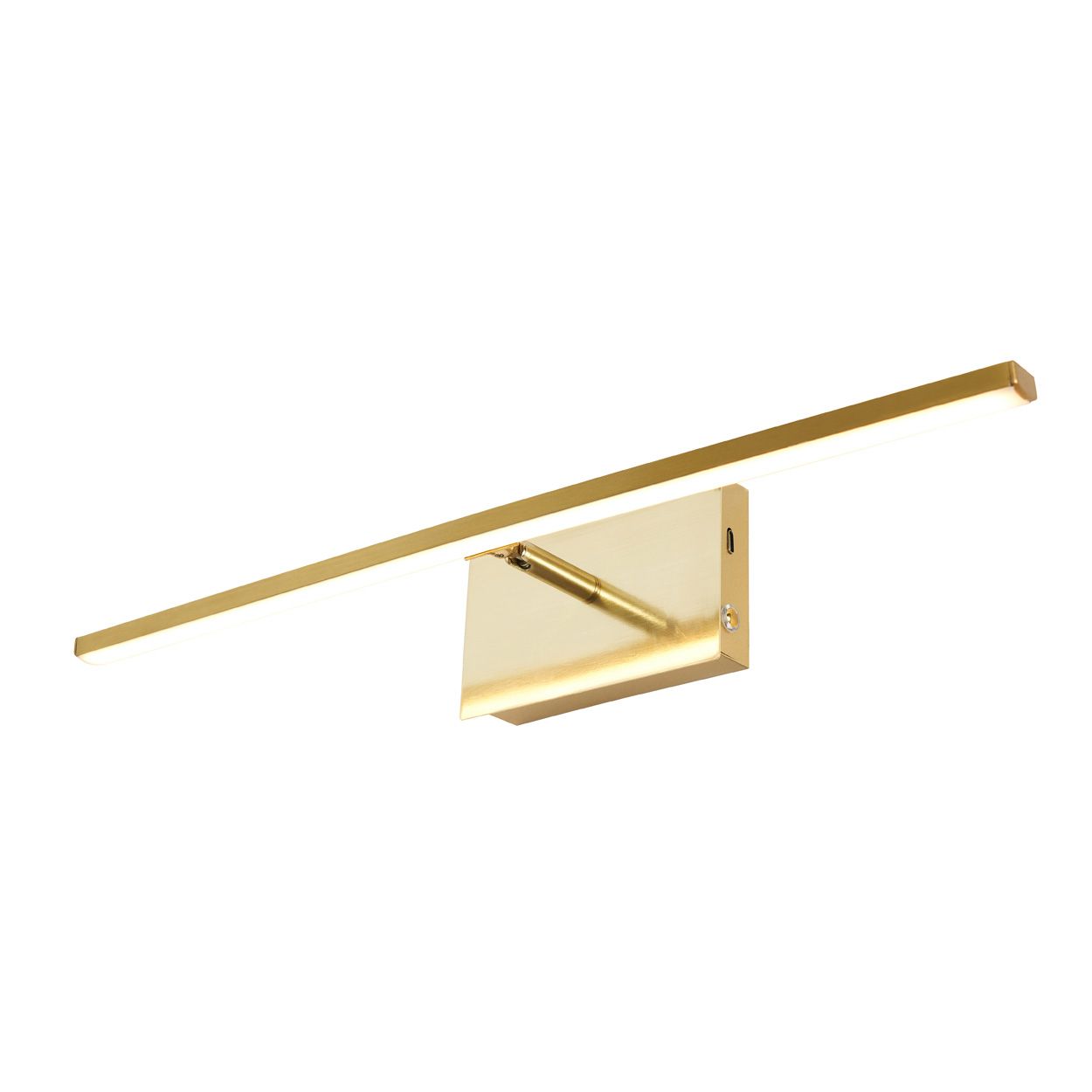 Belton Usb-C Rechargeable Picture Light Brass