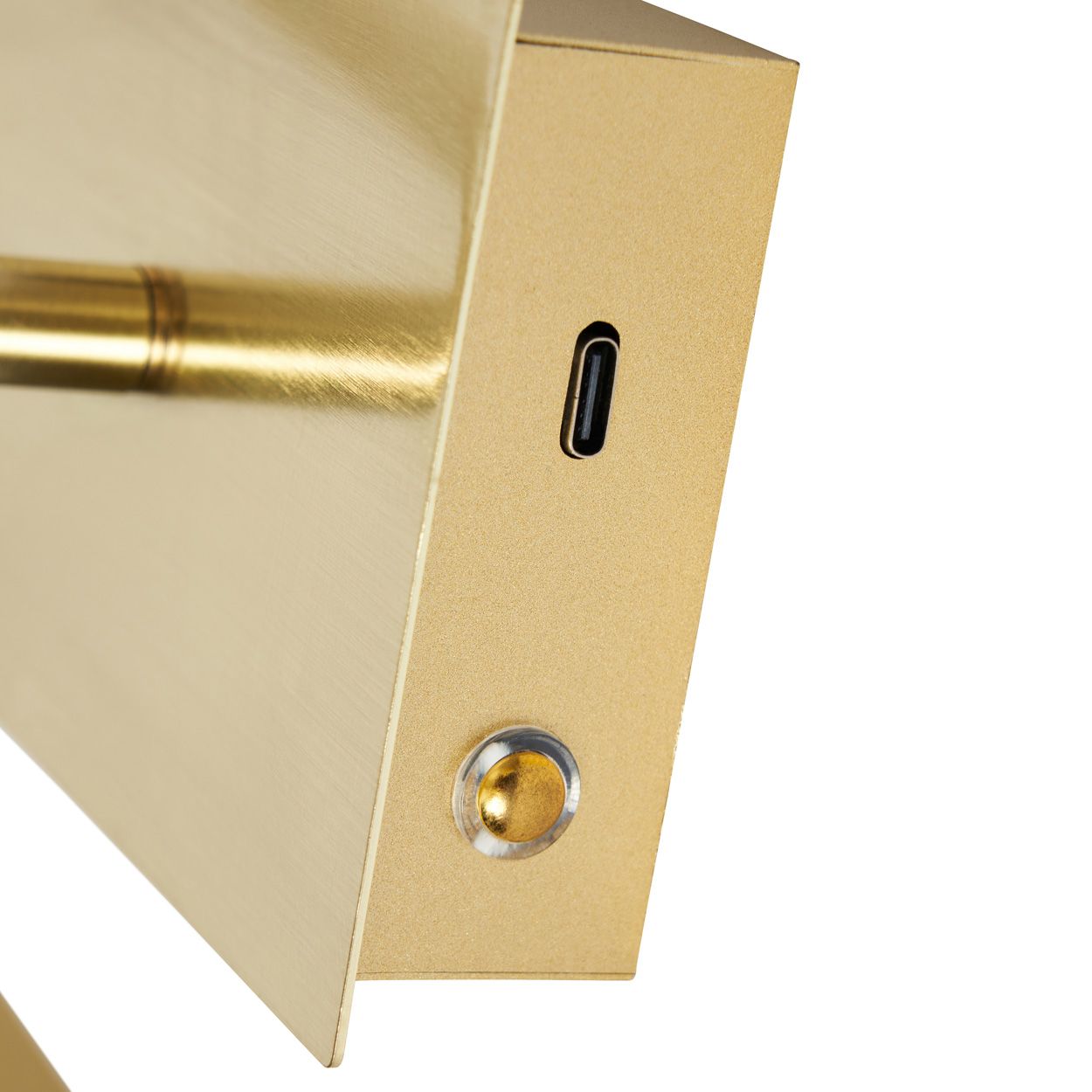 Belton Usb-C Rechargeable Picture Light Brass