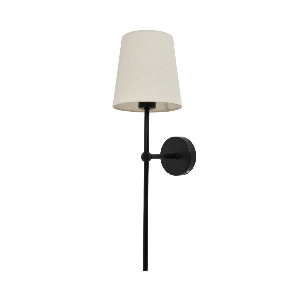 Austell Usb-C Rechargeable Shaded Wall Light Black