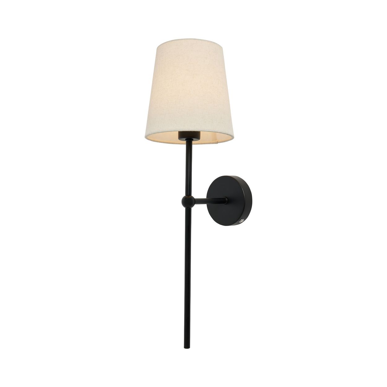 Austell Usb-C Rechargeable Shaded Wall Light Black