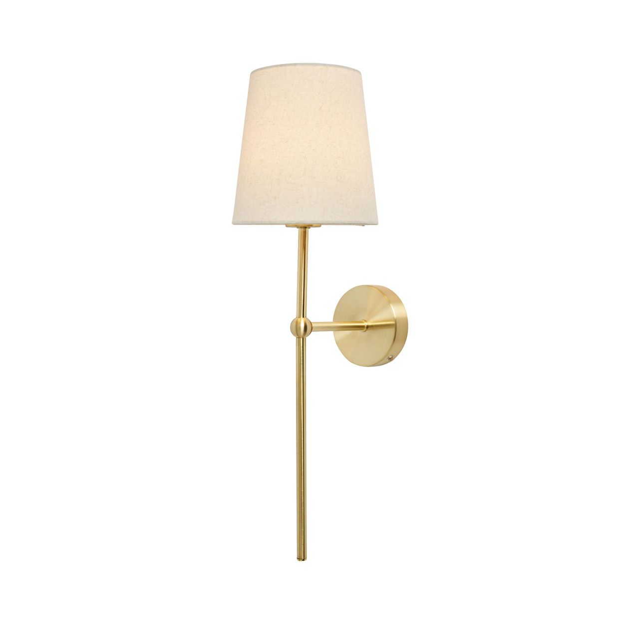 Austell Usb-C Rechargeable Shaded Wall Light Brass
