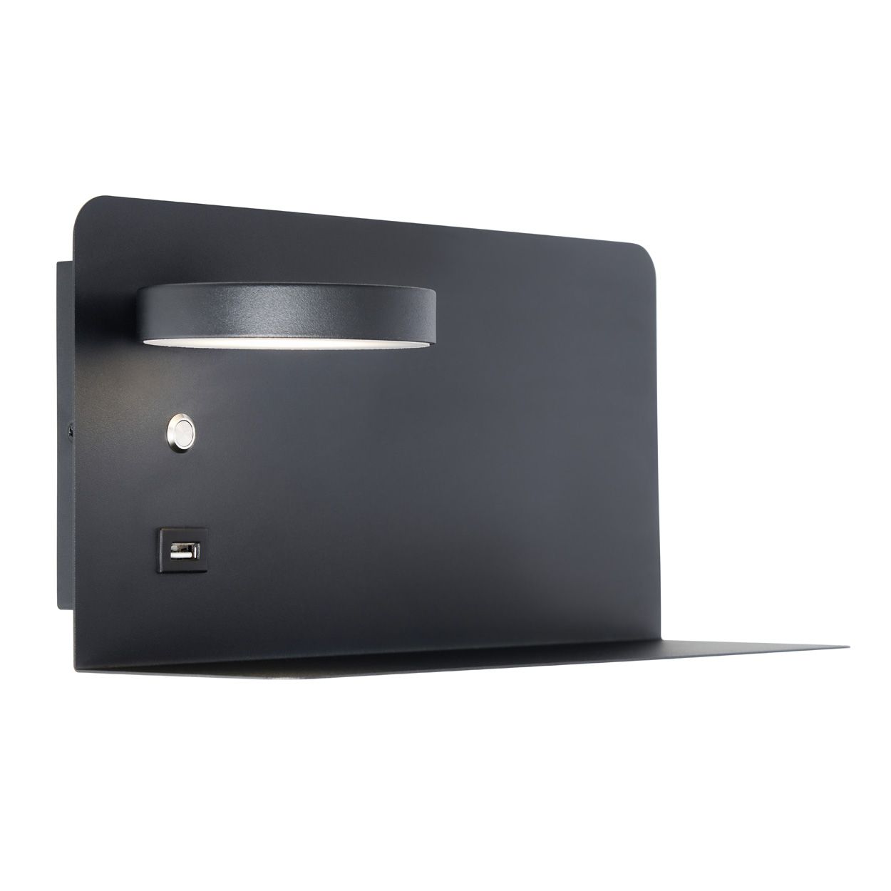 Alvis Led 2W Wall Lamp With Usb Charging Port