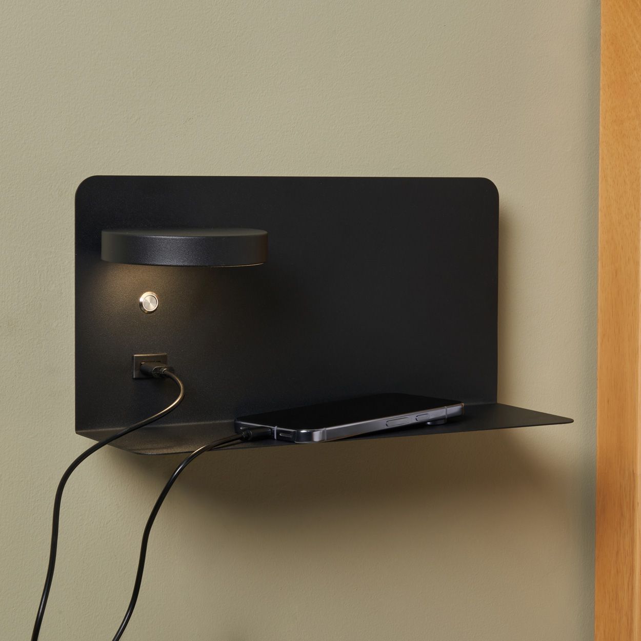 Alvis Led 2W Wall Lamp With Usb Charging Port