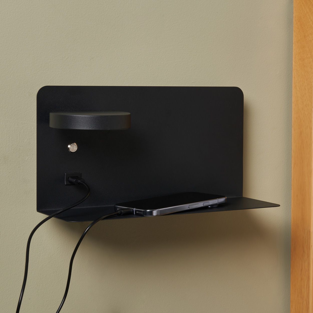 Alvis Led 2W Wall Lamp With Usb Charging Port