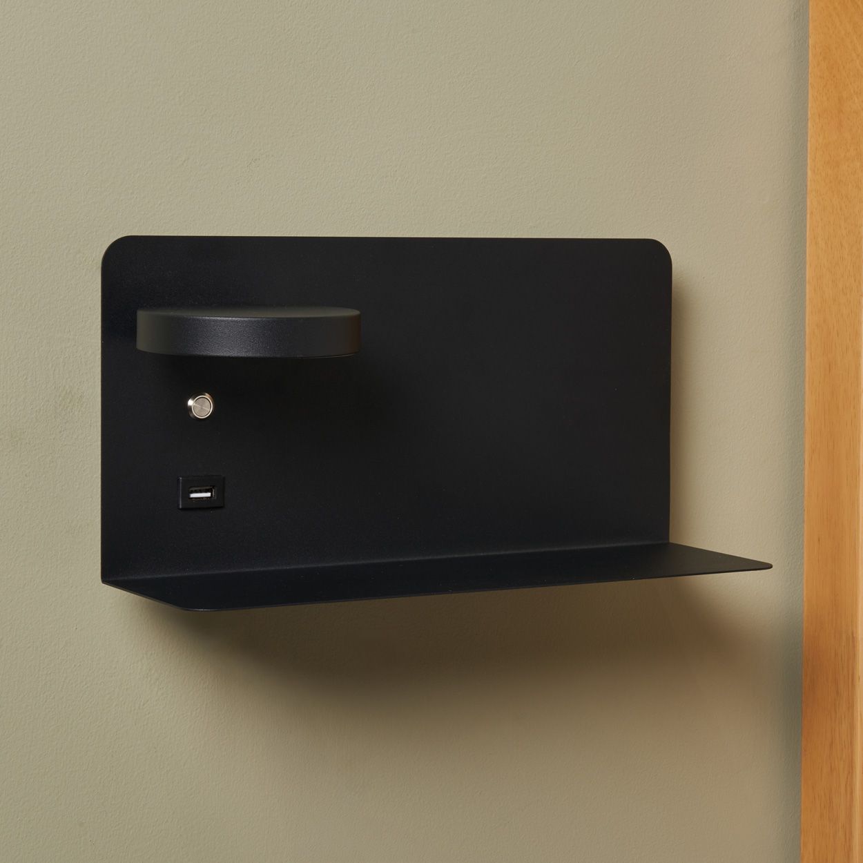 Alvis Led 2W Wall Lamp With Usb Charging Port