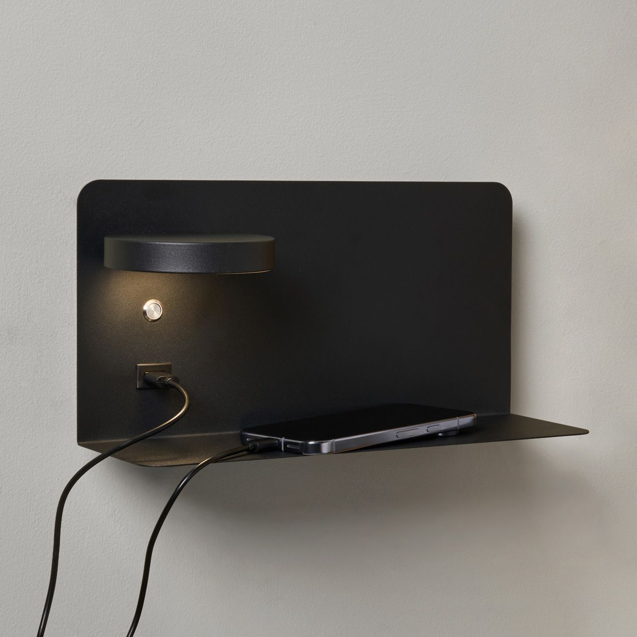 Alvis Led 2W Wall Lamp With Usb Charging Port